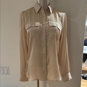 Ralph Lauren Cream Long Sleeve Button Down Shirt